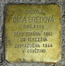 jiná realizace: uctění památky oběti okupace - O. Breda