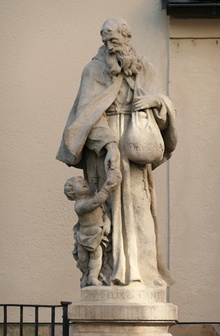 sochařská realizace: socha sv. Felixe z Cantalice