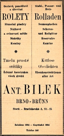 Heinrich Anton Josef Bilek (Bílek)