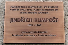 pamětní deska: J. Kumpošt