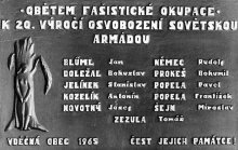 pamětní deska: oběti okupace