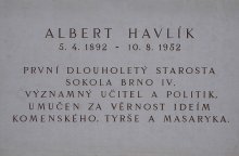 pamětní deska: A. Havlík