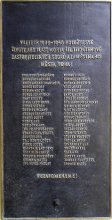 pamětní deska: oběti 2. světové války