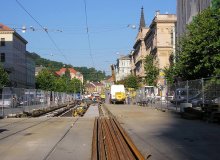 Zahájení rekonstrukce tramvajové křižovatky ulic Česká a Joštova