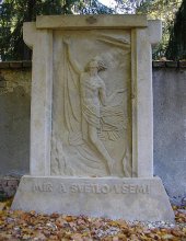 náhrobek: náhrobek Elišky Machové