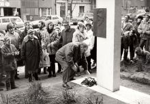 Odhalení pamětní desky Jana Skácela