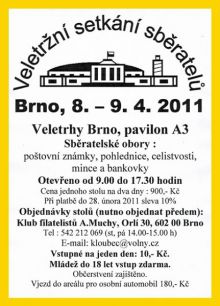 Veletržní setkání sběratelů Brno 2011