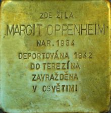 jiná realizace: uctění památky oběti okupace - M. Oppenheim