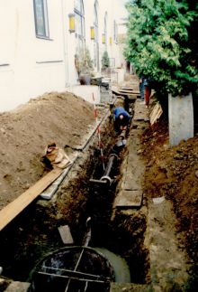 1995: Petrov 2, kanalizace