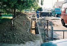 2003: Mikulčická ulice - kanalizace