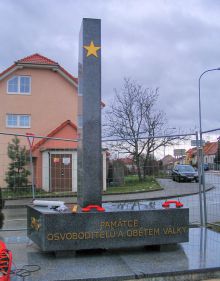 pomník: okupace a osvobození Soběšic