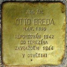 jiná realizace: uctění památky oběti okupace - O. Breda