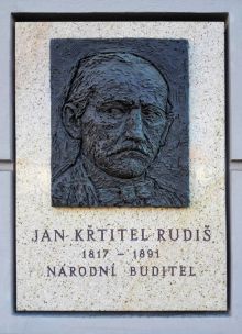 pamětní deska: J. K. Rudiš