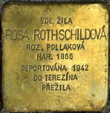 jiná realizace: uctění památky oběti okupace - R. Rothschildová