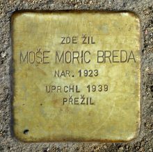 jiná realizace: uctění památky oběti okupace - M. M. Breda