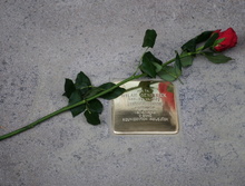 pamětní kámen: Uctění památky oběti okupace - M. Genserek