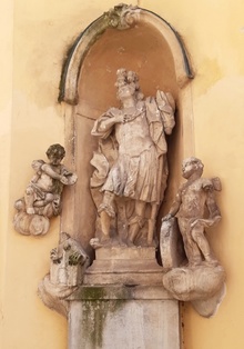 sochařská realizace: socha sv. Floriána