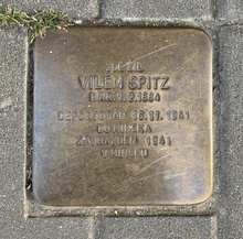 jiná realizace: uctění památky oběti okupace - V. Spitz