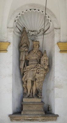 sochařská realizace: socha sv. Leopolda