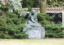 socha: socha alegorie Smutku