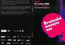 Brněnská muzejní noc. Programová brožura pro rok 2008, 39 s., Brno 2008, Moravská galerie .