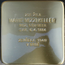 Kámen zmizelého: uctění památky – M. M. Keller