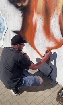 graffiti: Pocta herci Jiřímu Pechovi