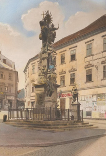 sochařská realizace: sousoší Nejsvětější Trojice