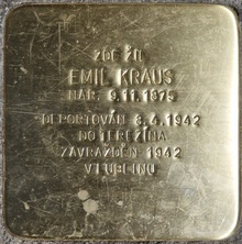 Kámen zmizelého: uctění památky oběti holocaustu - E. Kraus
