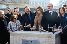 Položení základního kamene Janáčkova kulturního centra