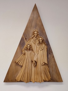 reliéf: Svatá Rodina